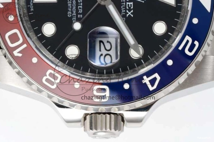 Blue Black CHS Best 1:1 Dial Ceramic Steel BLRO GMT-Master Red II Edition 904L APSF VR3186 116719 0810